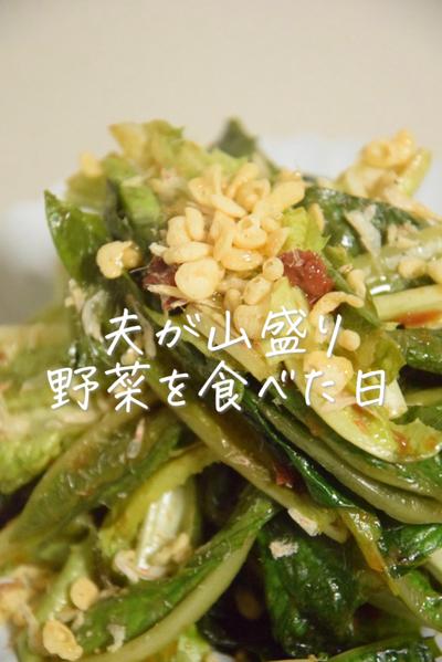 夫が不思議と沢山食べちゃう褒められサラダ