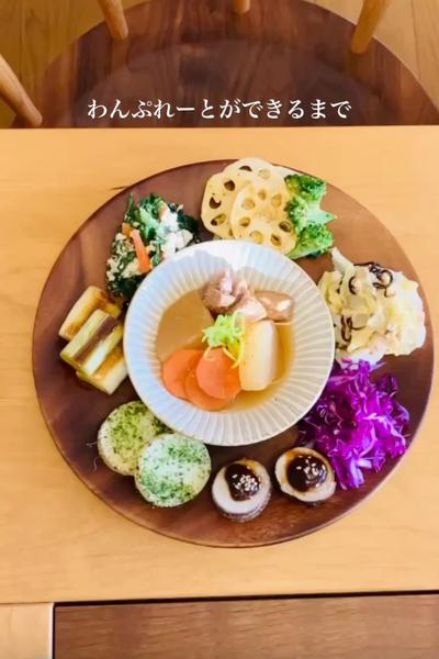 野菜おかずdeわんぷれーとごはん🌿