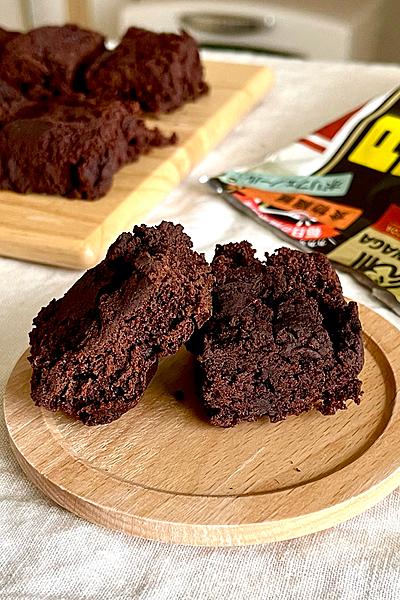 材料２つ！チョコも卵もなし！ココアケーキ作り方！ 