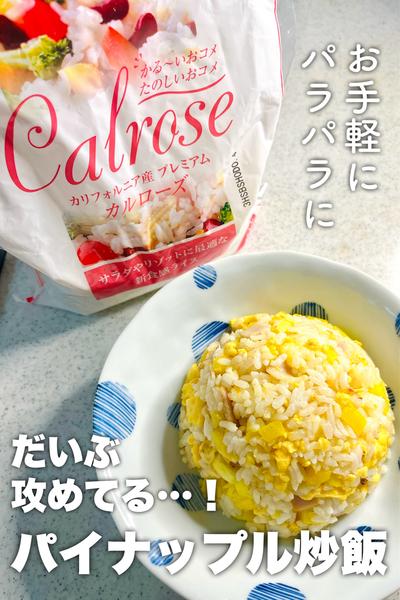 だいぶ攻めてる！パイナップル炒飯