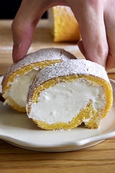 トースター作れる！材料4つでロールケーキ作り方！