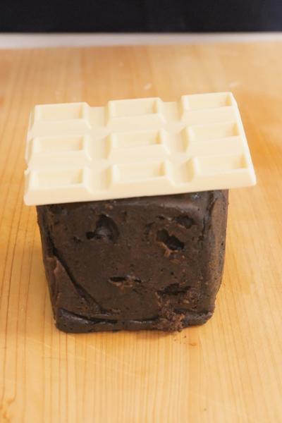 クラッシュから作るチョコケーキ!