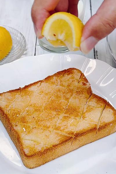 オーブントースターで簡単！🍋シュガーバタートースト