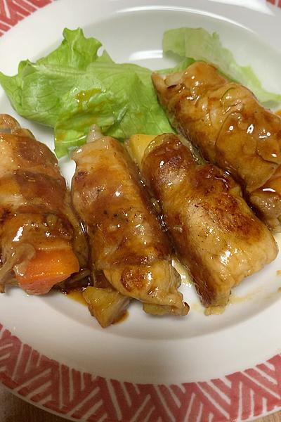 お野菜の肉巻き