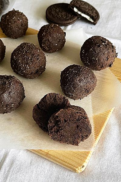 材料3つ！濃厚生チョコオレオボール作り方！