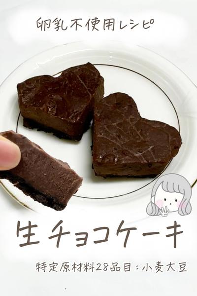 【卵乳不使用】生チョコケーキ🍫🍰