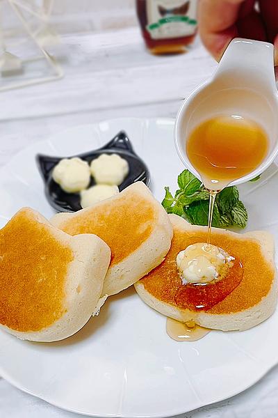 【植物由来食品で作る】ふわふわ米粉パンケーキ 