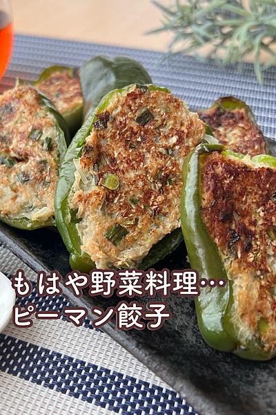 野菜をたっぷり摂りたい人のピーマン餃子