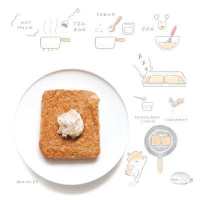 ▸▸▸チャイ風味のジンジャーフレンチトースト﻿