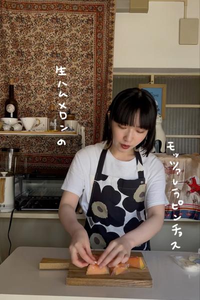 生ハムメロンモッツァレラピンチョス🦭🍈🧀