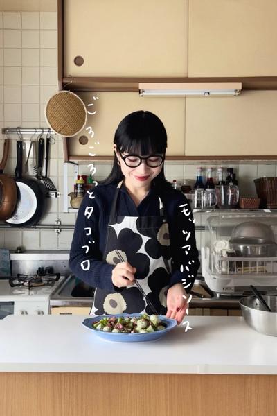 ごろごろっとタコブロモッツァバジソース🦭🐙🥦🧀