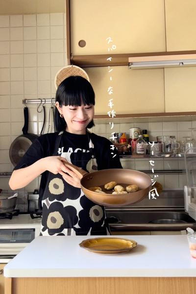 スパイシーな手作りチキンソーセージ風🦭🐓🌿