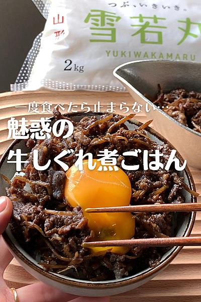 魅惑の牛しぐれ煮ごはん