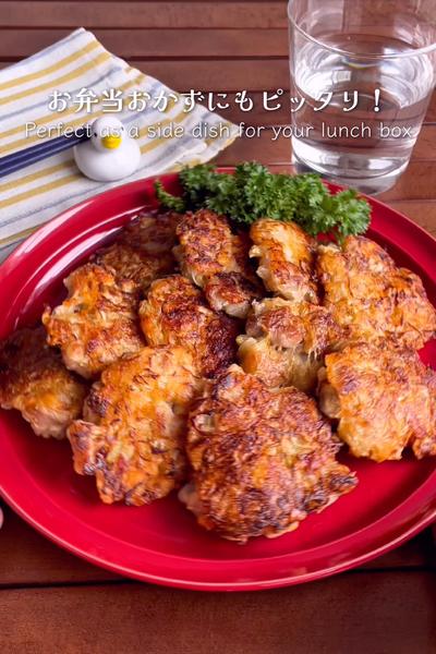 ＼10分で簡単／
『キャベツの豚こまチーズ焼き』