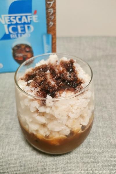 アーモンドミルクの 香ばし しゃりふわコーヒー