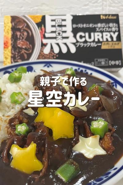 🌟親子で作る星空カレー🌟