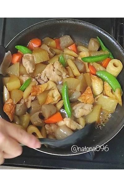 NO.38【調味料1：1：1】🌈【大根の筑前煮】