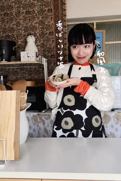 香ばしいツナ缶和風わかめごはん🦭🐟🍚