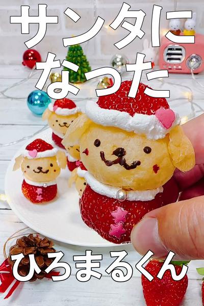 サンタになったひろまるくん