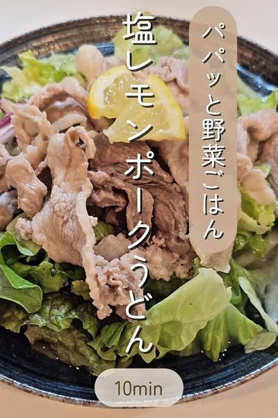塩レモンポークうどん