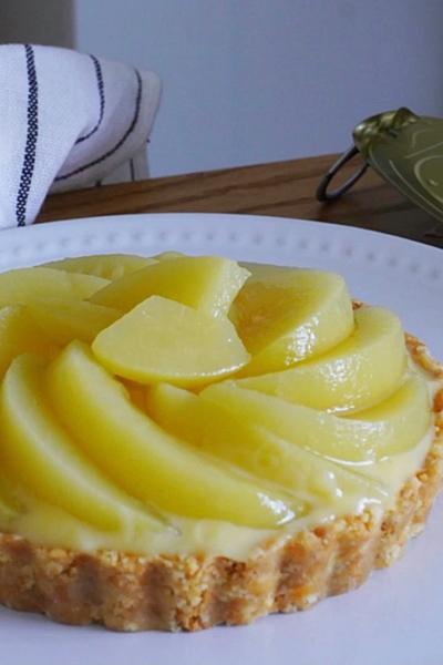 桃のタルト作り方！