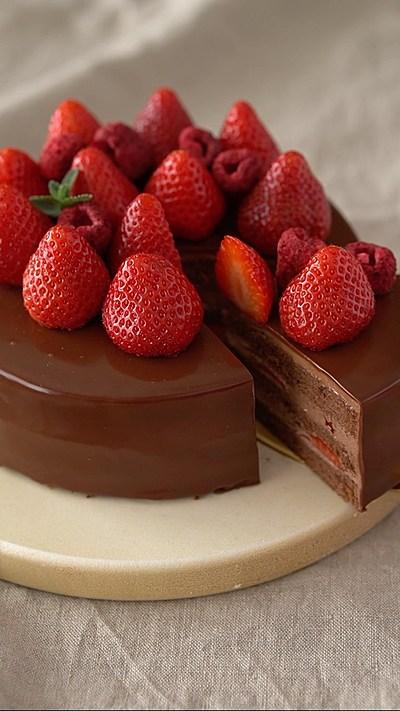 いちごチョコケーキ🍫🍓