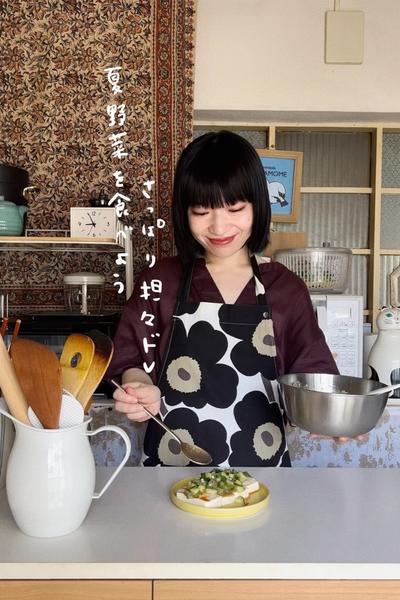 夏野菜を食べようさっぱり坦々ドレ🦭🥒