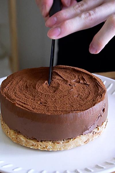 水切り不要！ヨーグルトで生チョコタルト作り方！