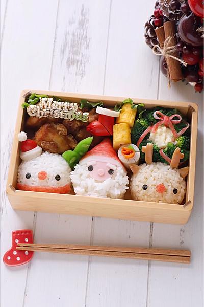 サンタ・トナカイ・雪だるまのクリスマス弁当