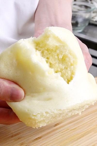 材料3つ！レンジで蒸しパン作り方！