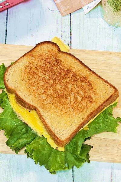 いそがしい時の簡単ワンパン卵サンド