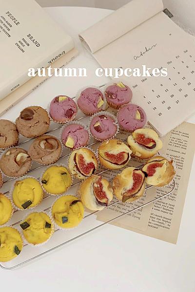 秋のミニカップケーキ🧁