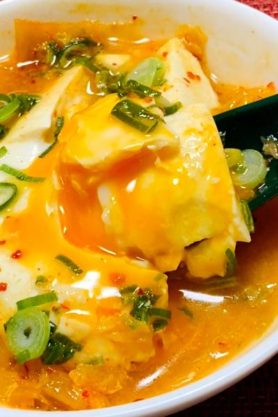 食べすぎた次の日はこれ！お豆腐キムチで超ヘルシー✨