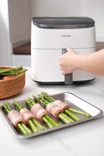 ノンフライヤーで作るアスパラベーコン巻き