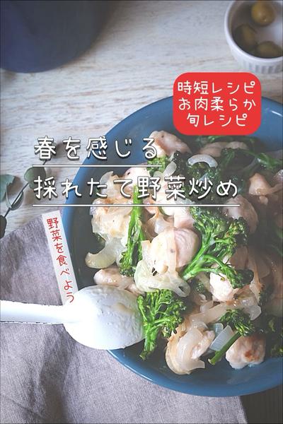 旬野菜は時短野菜🥦\採れたて野菜炒め/