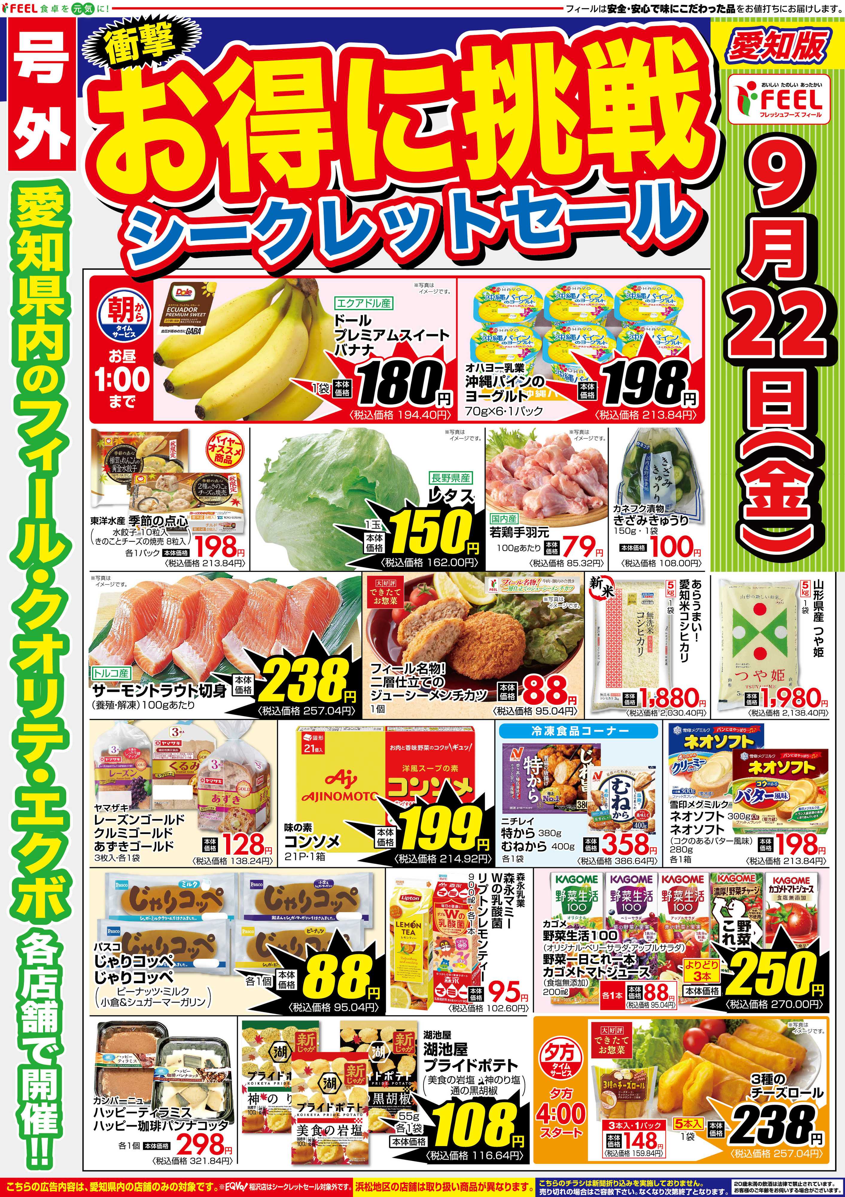 フィール シークレットセール