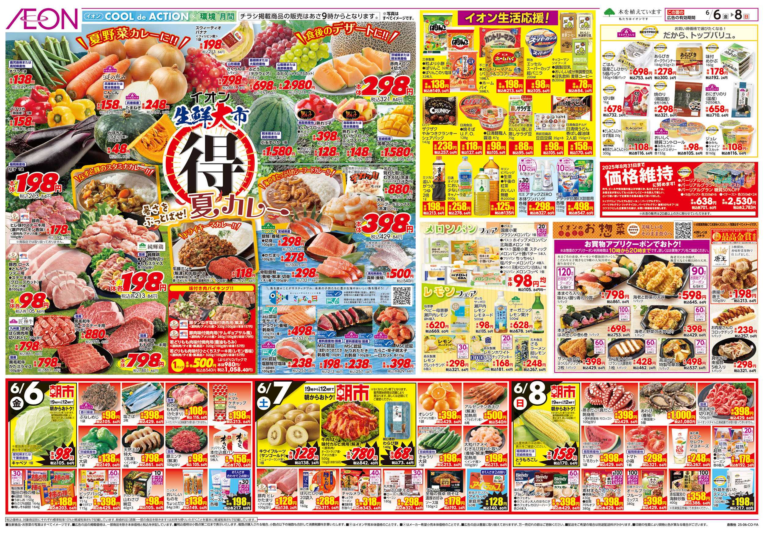 イオンスタイル 第15週　6/6号　生鮮大市/父の日ギフト/HBC強化