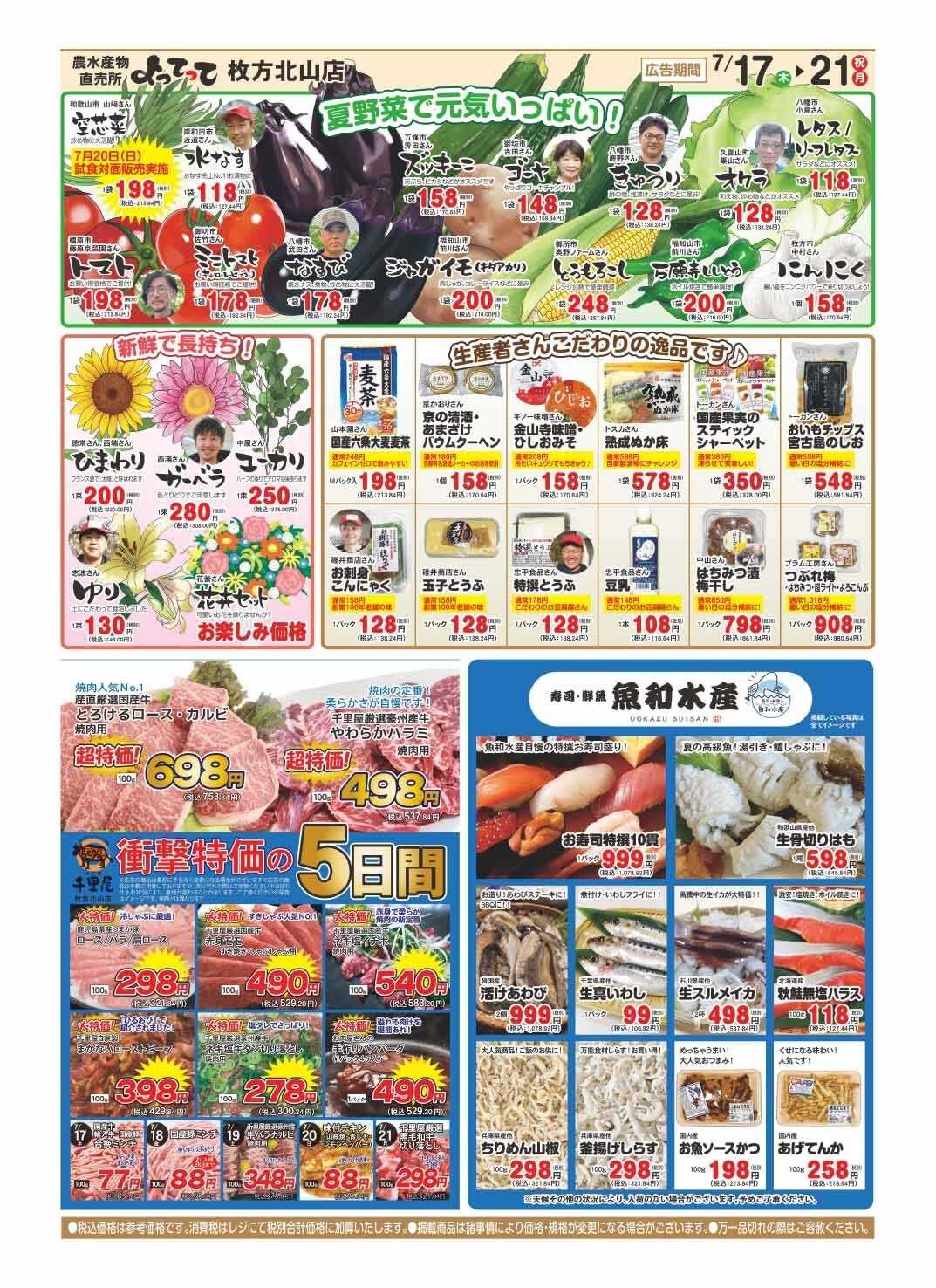 産直市場よってって 桃まつり