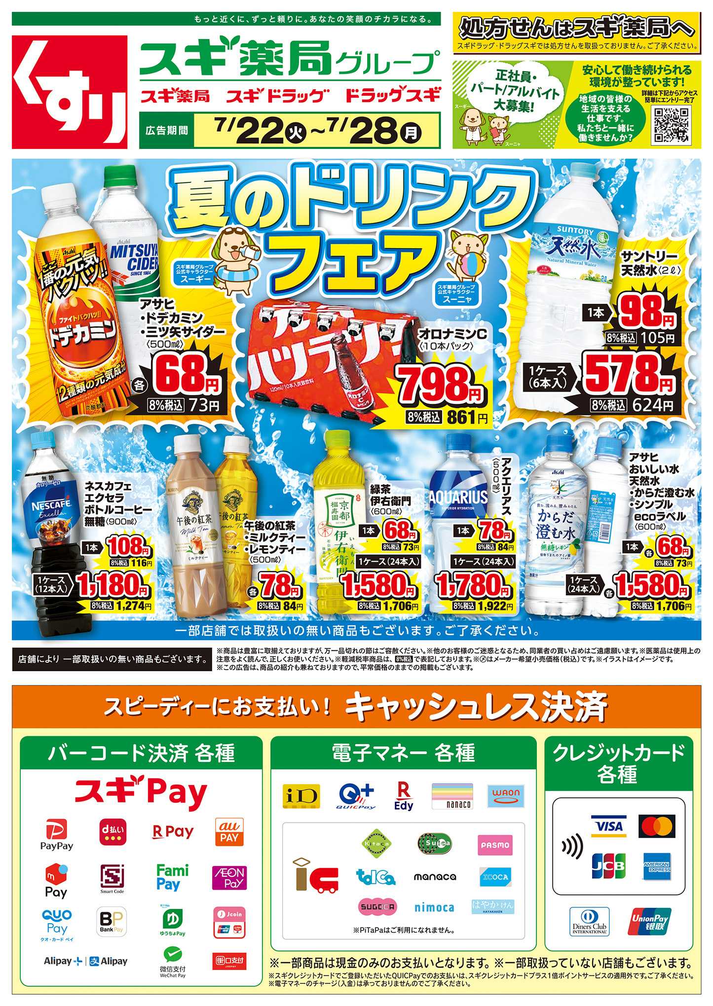 スギドラッグ チラシのご案内