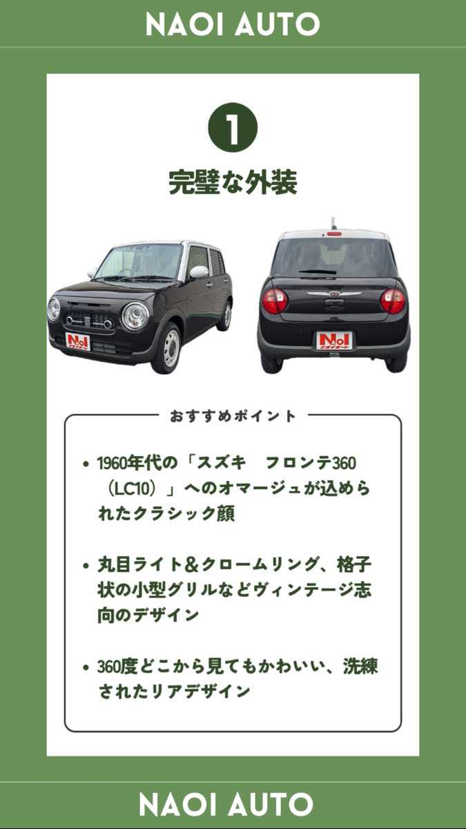 ナオイオート SUZUKI ラパンLC徹底解説！