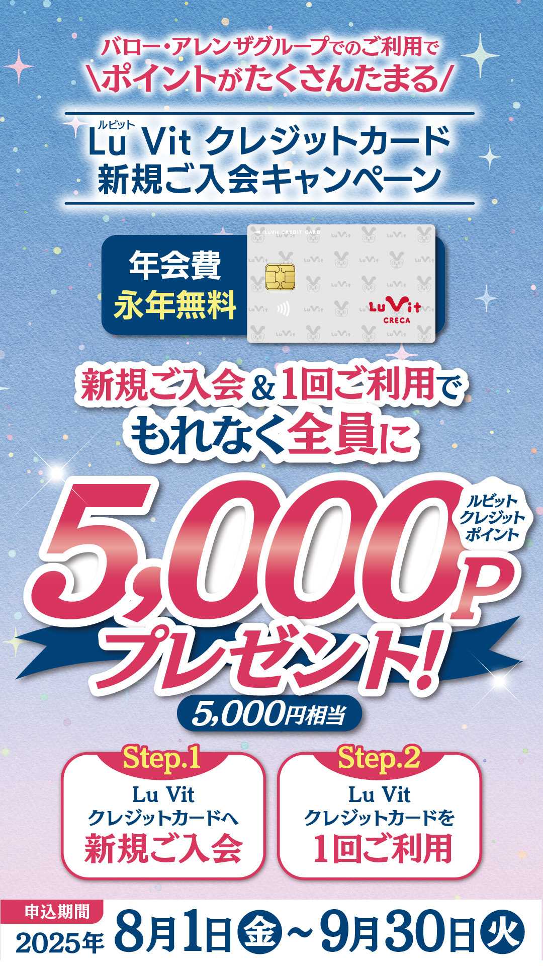 ホームセンタータイム Luvitカード新規ご入会キャンペーンのお知らせ