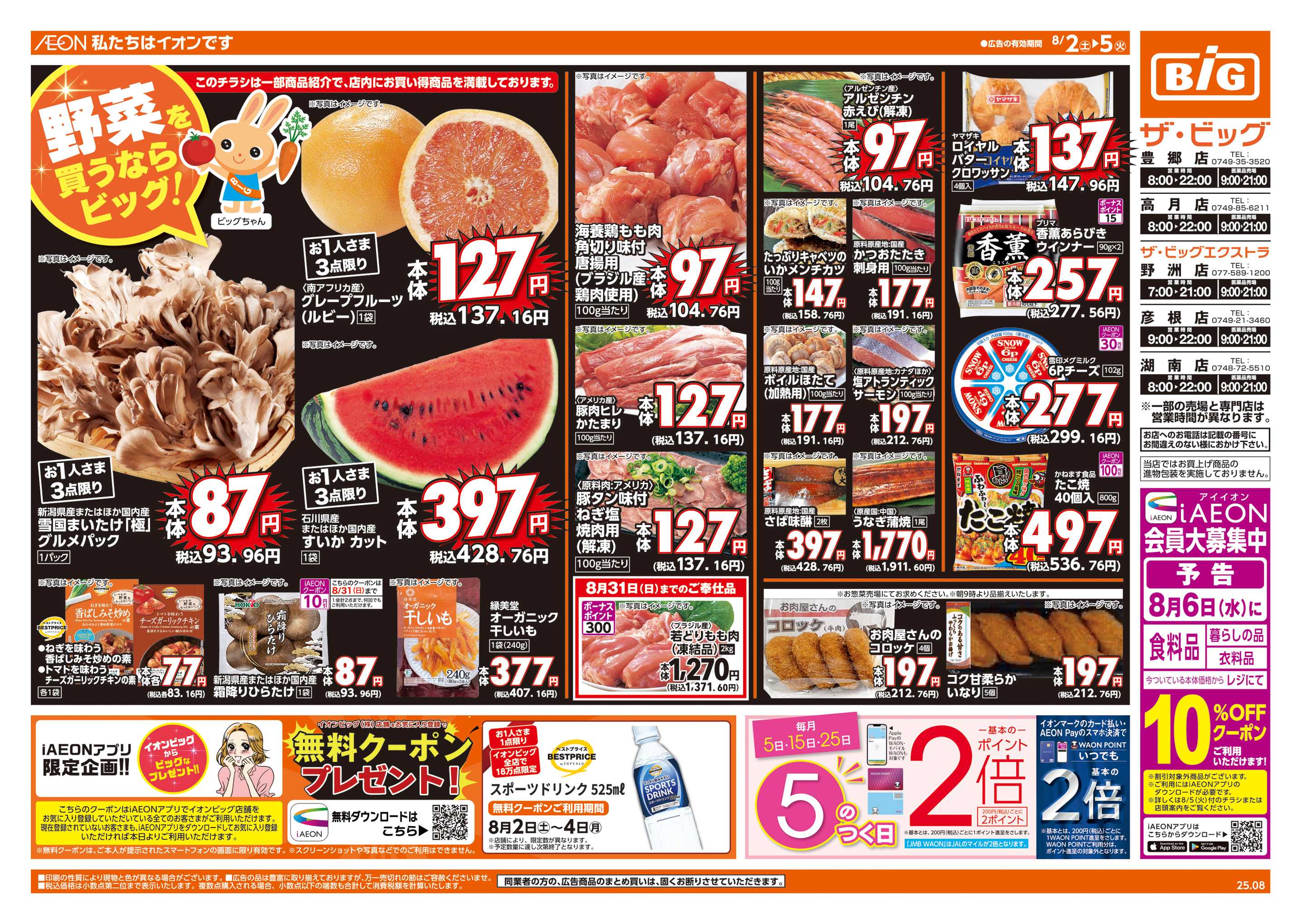 ザ・ビッグエクストラ 週末チラシ