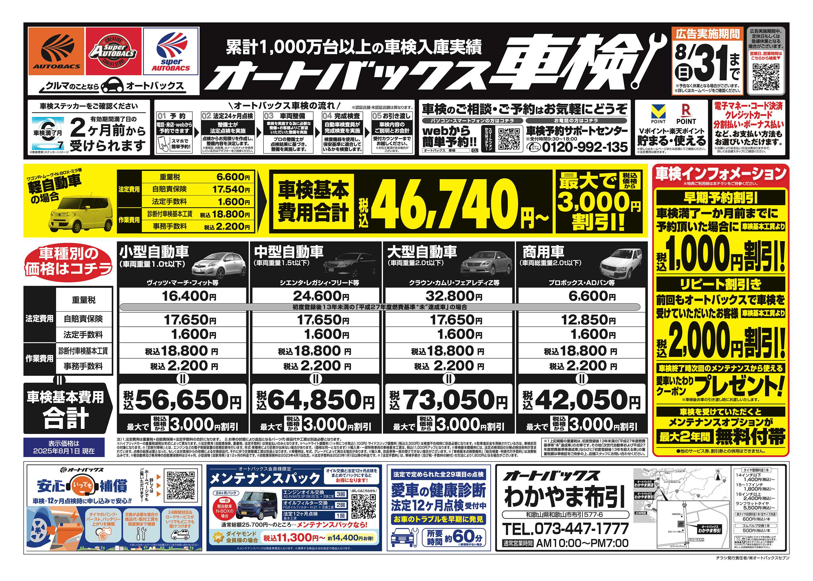 オートバックス 車検も安心！オートバックス車検