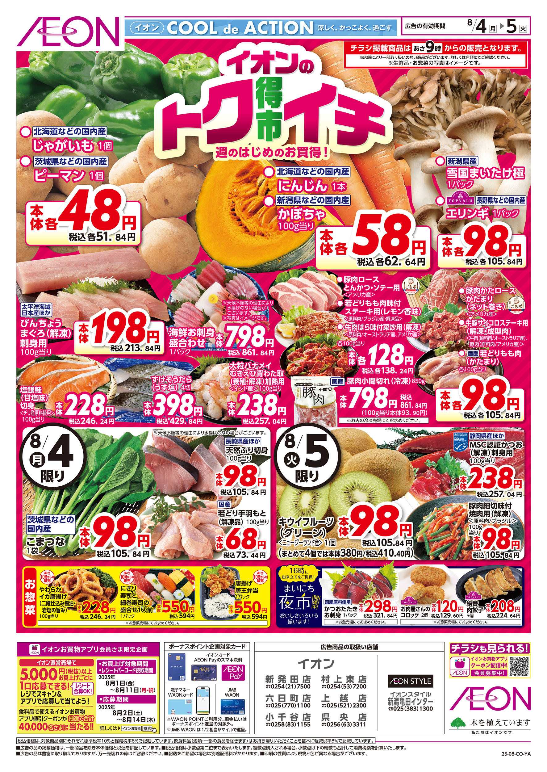 イオン 8/4号　イオンのトクイチ：表面