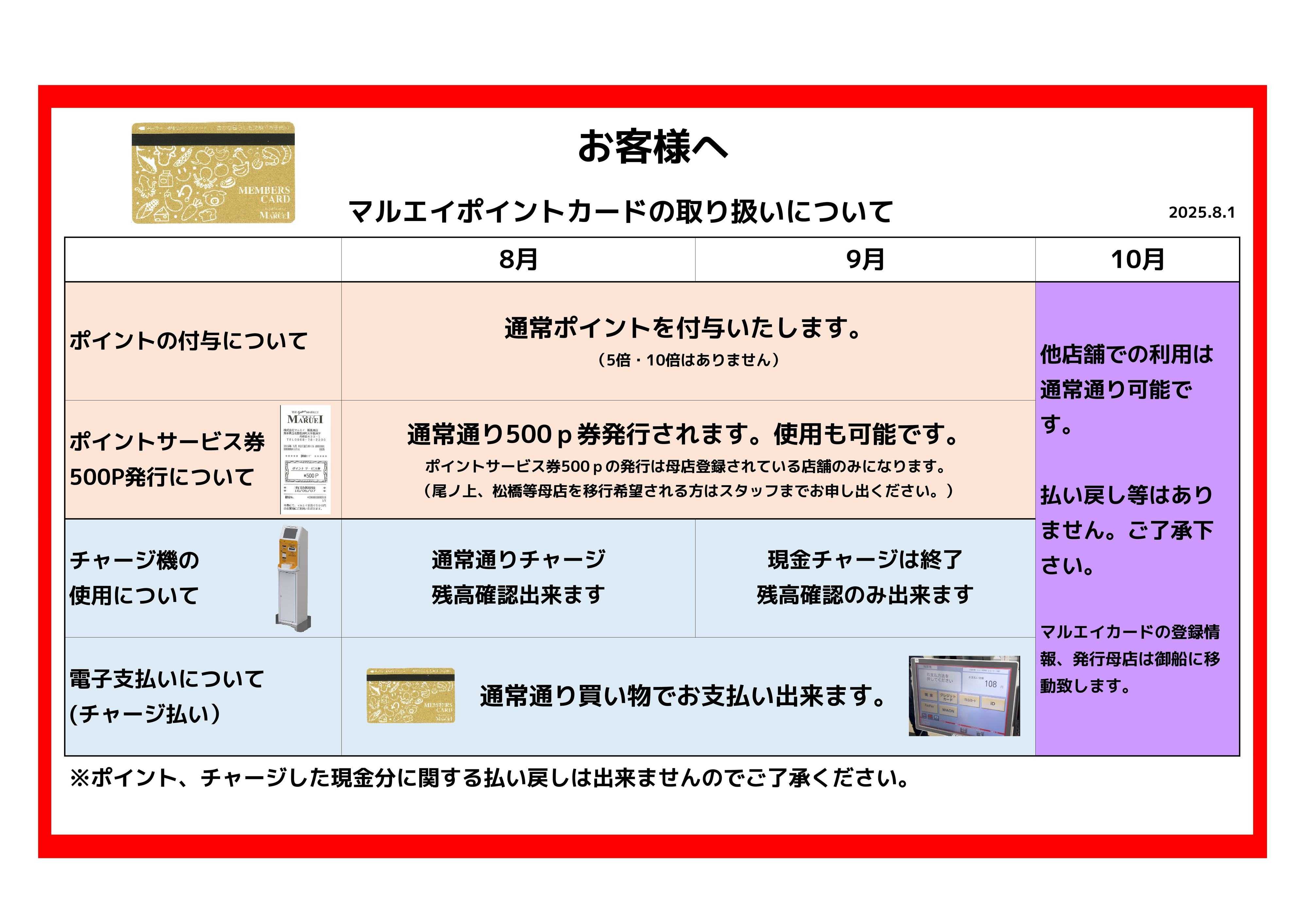 スーパーマーケットマルエイ 【閉店のお知らせ】近見店