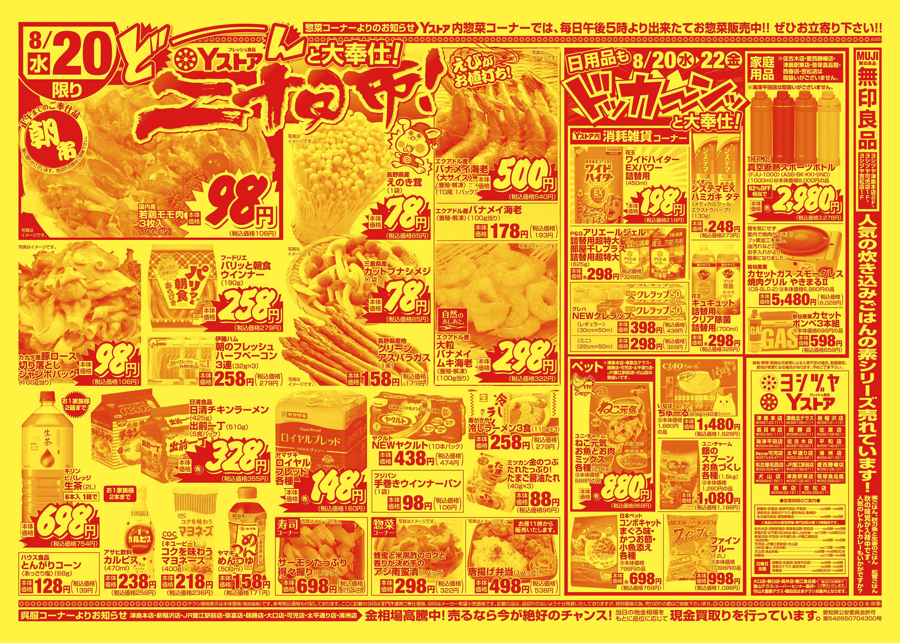 キャスタ ヨシヅヤ 20250820-20250822