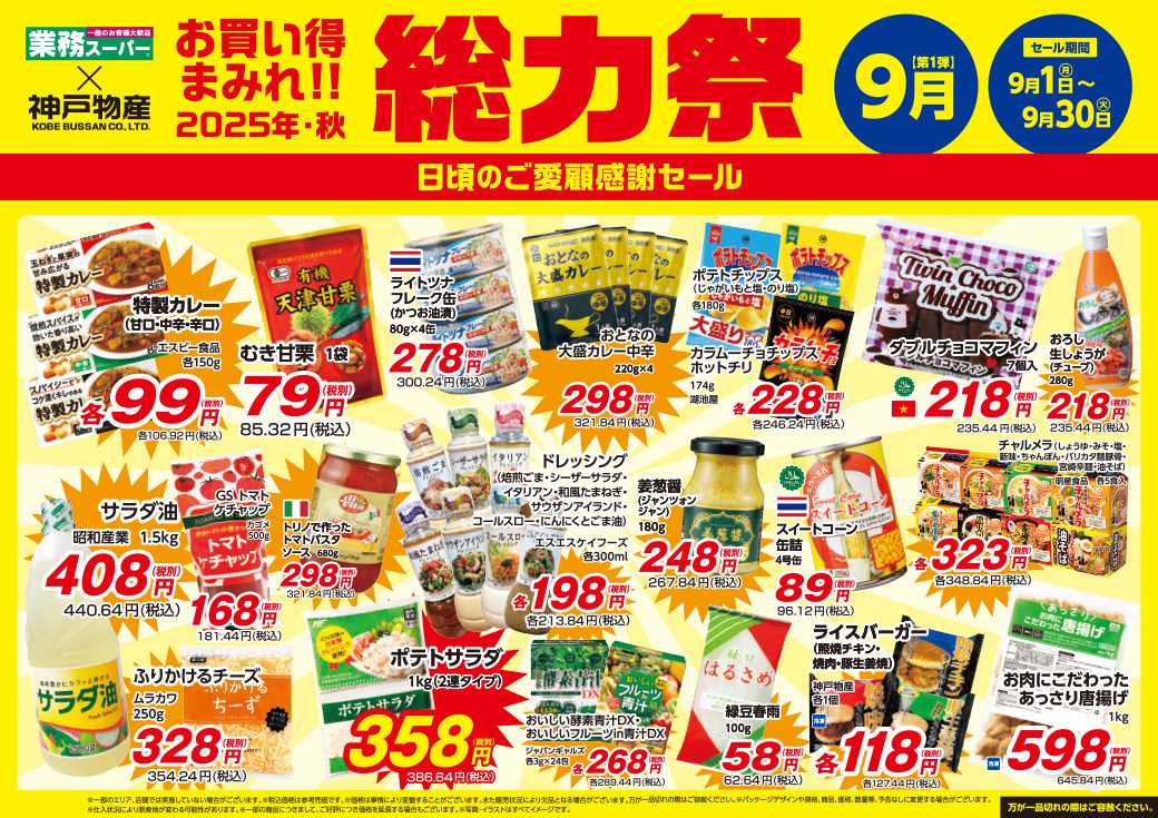 エスポット お買物まみれ！総力祭チラシ