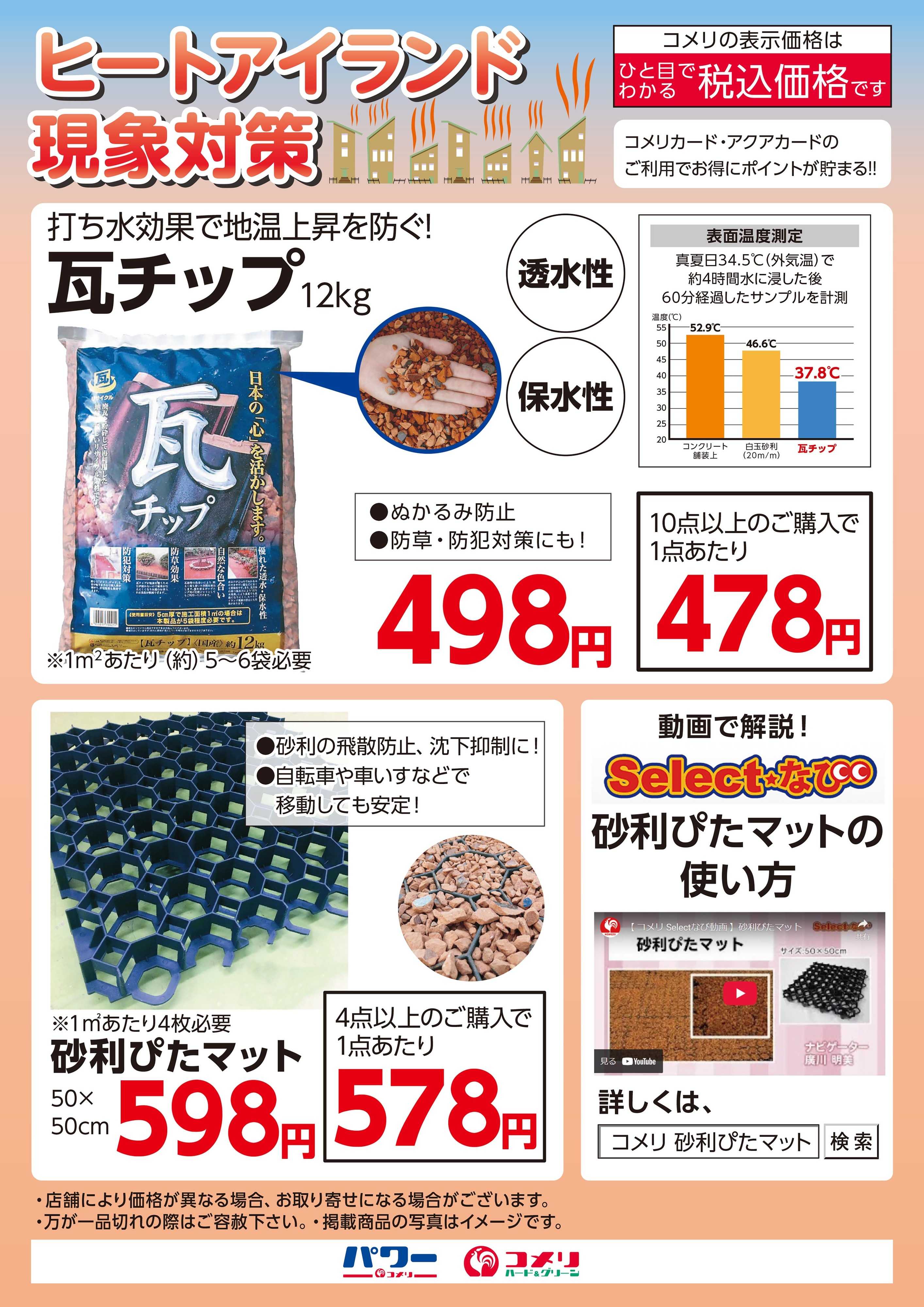 コメリハード＆グリーン ヒートアイランド現象対策