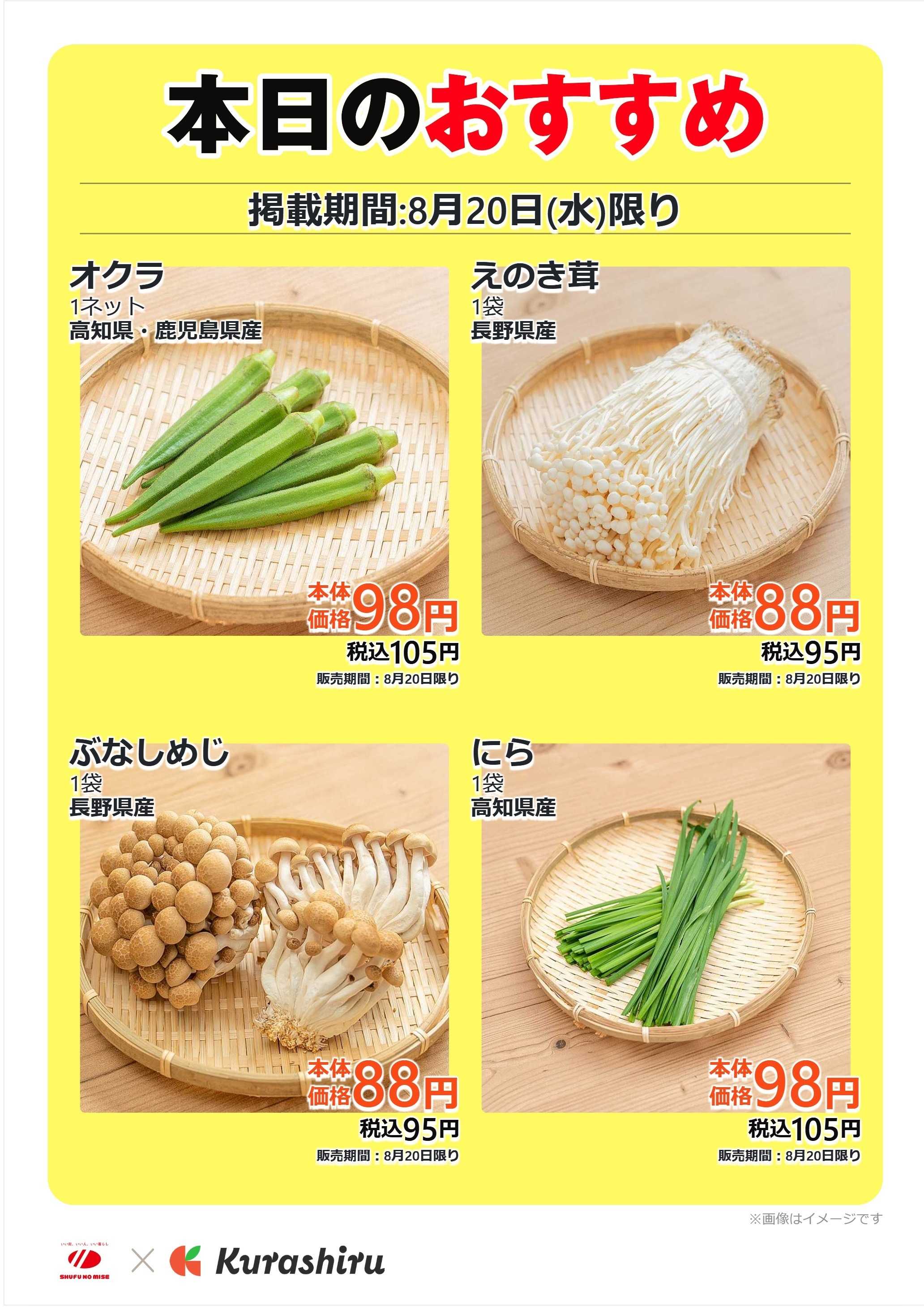 主婦の店 本日のおすすめ