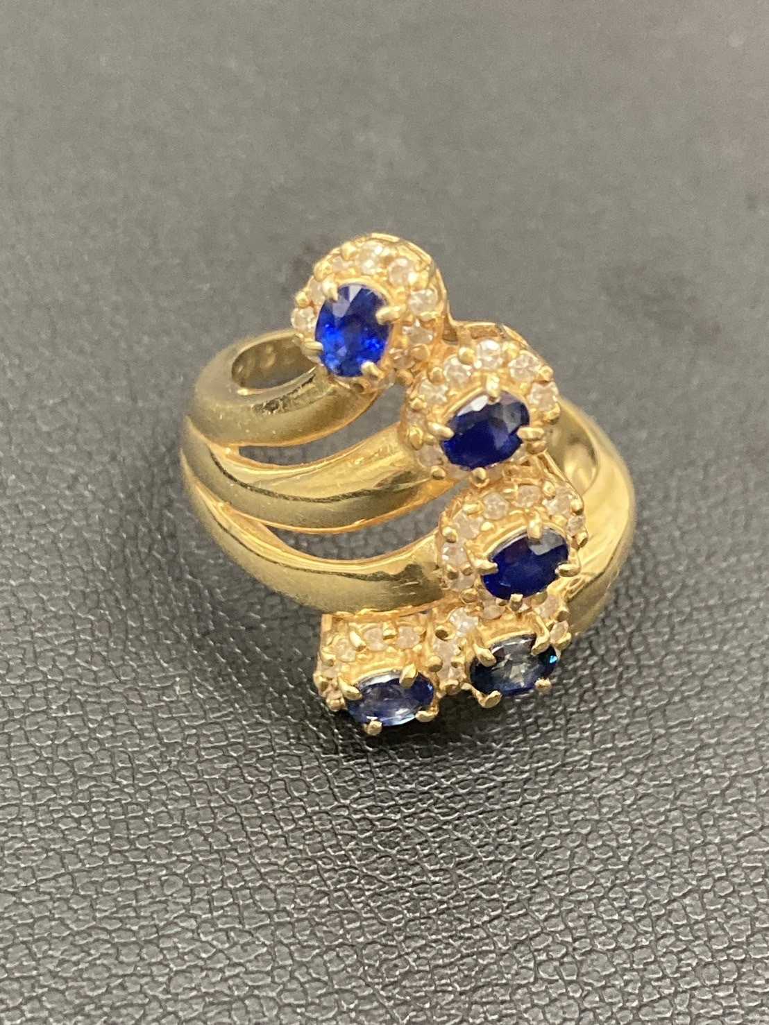 買取大吉 18金サファイアリング